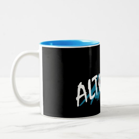 Altoona Pennsylvania Mountains Tweekleurige Koffiemok (Links)