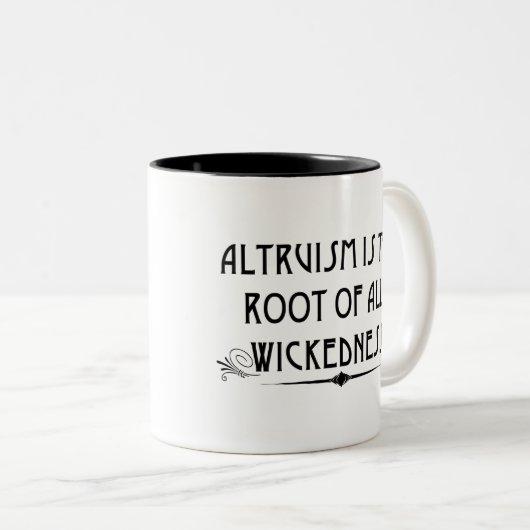 Altruïsme is slechte Mok (Voorkant rechts)