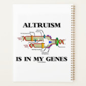 Altruïsme zit in mijn genen DNA Replication Planner (Achterkant)