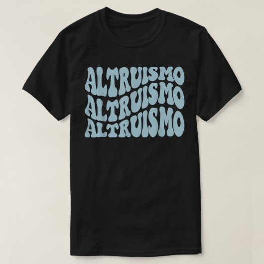 Altruismo - School Spirit Groovy Wavy style T-shirt (Design voorkant)