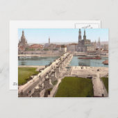 Altstadt Dresden in de 19e eeuw Briefkaart (Voorkant / Achterkant)