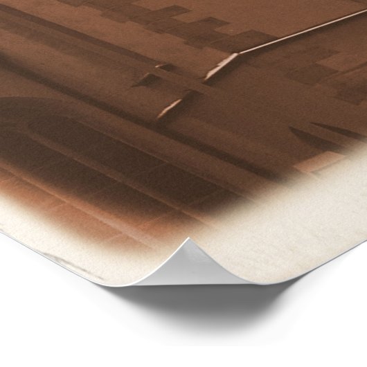 Altstadt Frankfurt am Main Poster (Hoek)