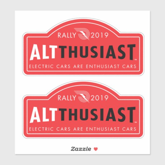 AltThusiast Rally 2019 Labels (2 per vel) (Vel)