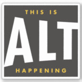 AltThusiast-sticker Sticker (Voorkant)