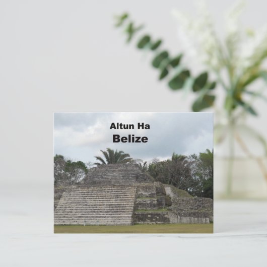 Altun Ha, Belize Briefkaart (Staand voorkant)
