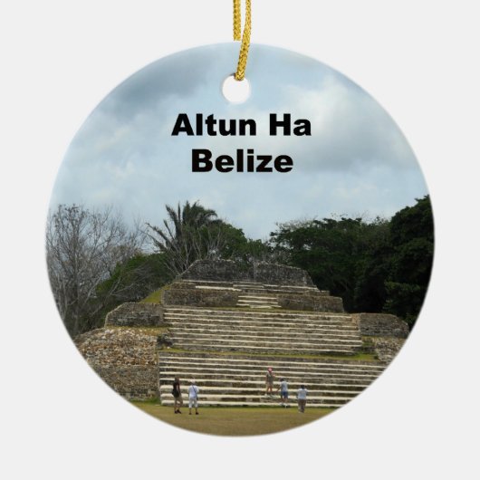 Altun Ha, Belize Keramisch Ornament (Voorkant)