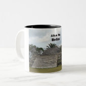 Altun Ha, Belize Tweekleurige Koffiemok (Voorkant links)