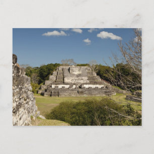 Altun Ha is een Mayaanse site die teruggaat tot 20 Briefkaart