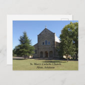 Altus Arkansas Katholieke Kerk Briefkaart (Voorkant / Achterkant)