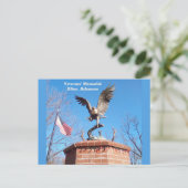 Altus, Memorial van Arkansas Veterans Briefkaart (Staand voorkant)