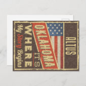 Altus Oklahoma Briefkaart (Voorkant / Achterkant)
