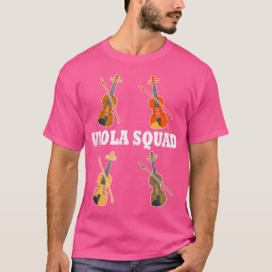 Altviool Squad Grappige Uitdrukking Orkest Altviol T-shirt