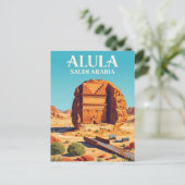 AlUla Saudi-Arabië Briefkaart (Staand voorkant)