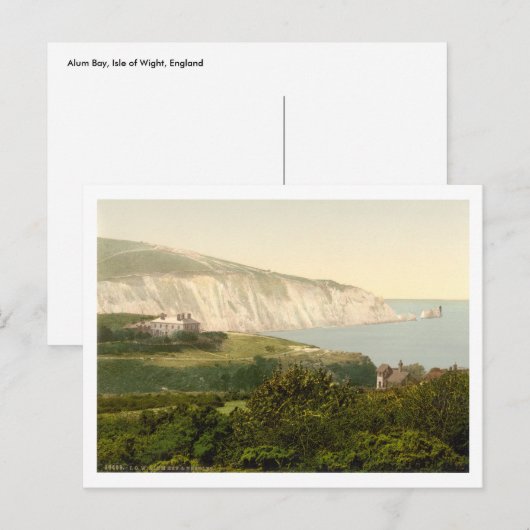 Alum Bay, Isle of Wight, Engeland Briefkaart (Voorkant / Achterkant)