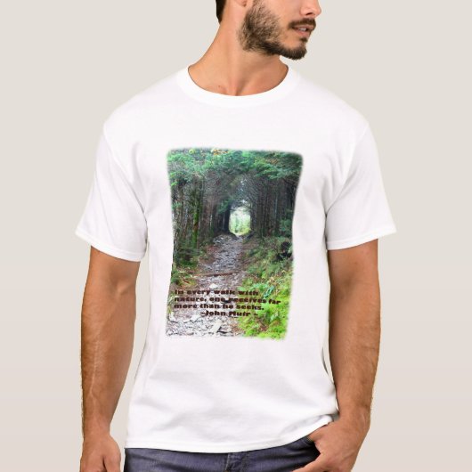 Alum Cave Trail: Elke wandeling met natuur... John T-shirt (Voorkant)
