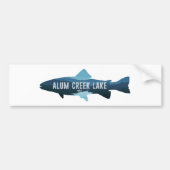 Alum Creek Lake Ohio Fish Bumpersticker (Voorkant)
