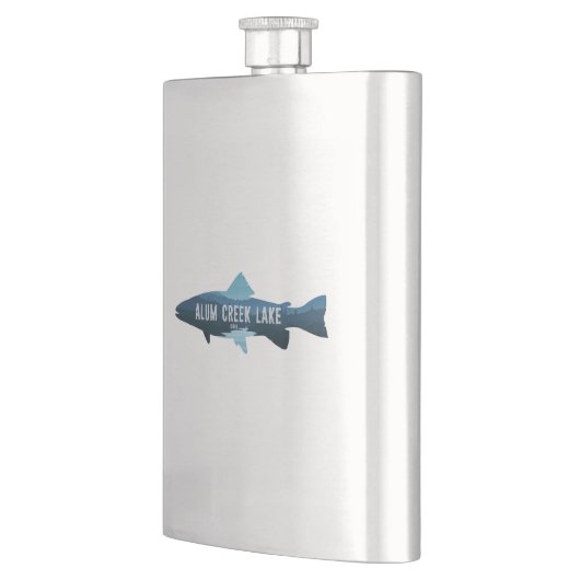 Alum Creek Lake Ohio Fish Flacon (Links)