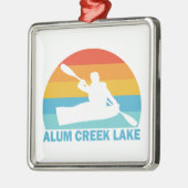 Alum Creek Lake Ohio Kayak Metalen Ornament (Links)