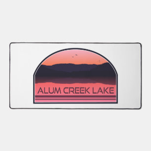 Alum Creek Lake Ohio Red Sunrise Bureaumat