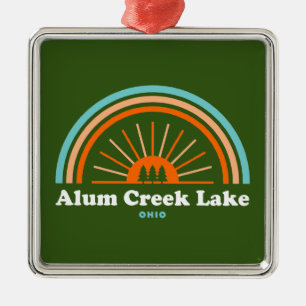 Alum Creek Lake Rainbow Metalen Ornament