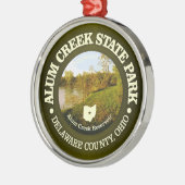 Alum Creek SP Metalen Ornament (Links)