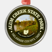 Alum Creek SP Metalen Ornament (Voorkant)