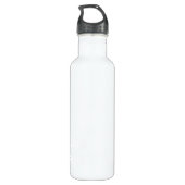 Aluminium 24 oz met pet voor sportbeoefening waterfles  (Achterkant)