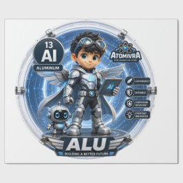 Aluminium ATOMIVRA Cadeaupapier