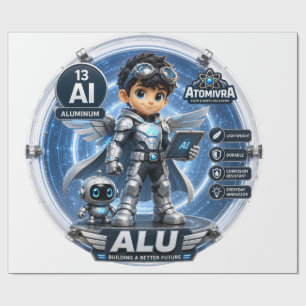 Aluminium ATOMIVRA Cadeaupapier