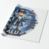 Aluminium  ATOMIVRA Cadeaupapier (Uitgerold)