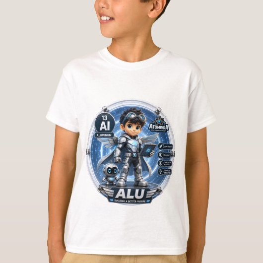 Aluminium ATOMIVRA T-shirt (Voorkant)