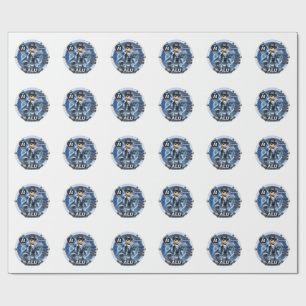 Aluminium ATOMIVRA VERJAARDAG Cadeaupapier
