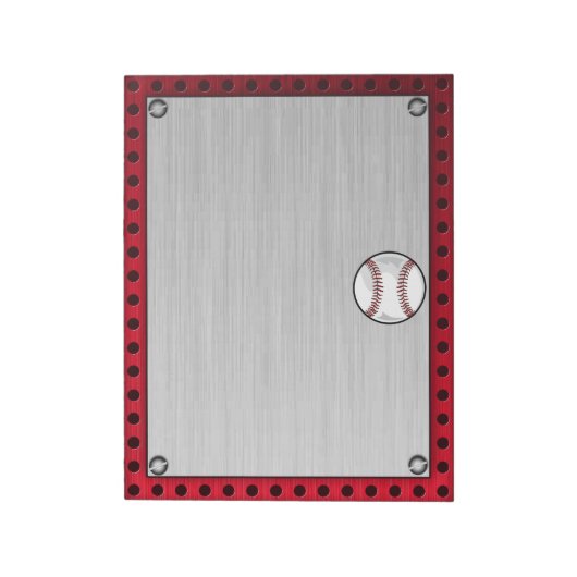 Aluminium blikvanger notitieblok (Linkerzijde)