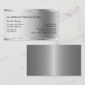 Aluminium Bouw Bedrijfskaarten Visitekaartje (Voorkant / Achterkant)