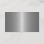 Aluminium Bouw Bedrijfskaarten Visitekaartje (Achterkant)