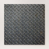 Aluminium Donker: Rhombus Shape Design Legpuzzel (Verticaal)