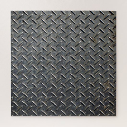 Aluminium Donker: Rhombus Shape Design Legpuzzel (Verticaal)