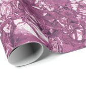 Aluminium Folie Amethist Plum Metallic Kreukvrij Cadeaupapier (Rol Hoek)