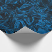 Aluminium Folie design in blauw Cadeaupapier (Hoek)