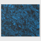Aluminium Folie design in blauw Cadeaupapier (Vlak)
