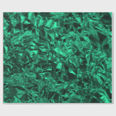 Aluminium Folie Design in Blauwgroen Cadeaupapier (Vlak)