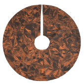 Aluminium Folie design in koper-Sinaasappel Kerstboom Rok (Voorkant)