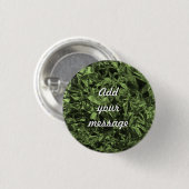 Aluminium Folie Design in Moss Green Ronde Button 3,2 Cm (Voorkant /achterkant)