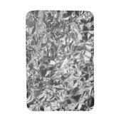Aluminium Folie Design Silver Color Badmat (Voorkant Verticaal)