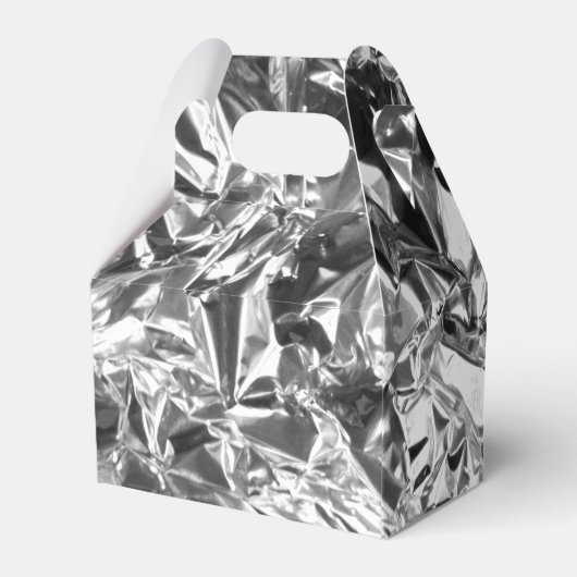 Aluminium Folie Design Silver Color Bedankdoosjes (Achterkant)