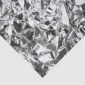 Aluminium Folie Design Silver Color Tissuepapier (Detail)