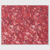 Aluminium Folie Rood vivid Metaalbesproeid Cadeaupapier (Vlak)