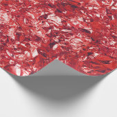 Aluminium Folie Rood vivid Metaalbesproeid Cadeaupapier (Hoek)