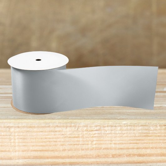 Aluminium Folie Solid Color Satijnen Lint