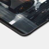 Aluminium futuristische race auto bureaumat (Hoek)